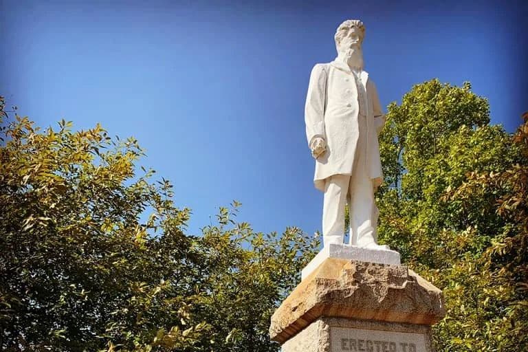 John Brown Statue at Quindaro, Kansas City, KS, State Historic Site